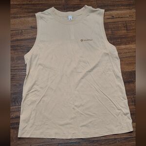 lululemon athletica Cream Sleeveless Top